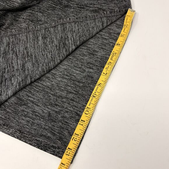 French Connection Grey/Black Marled Crewneck Long Sleeve Maxi Dress Size XL - Picture 11 of 11